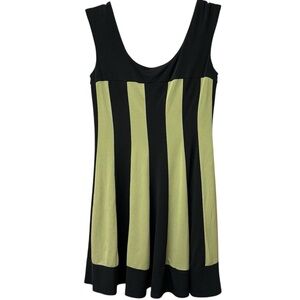 90s y2k striped dress, size 8 petite